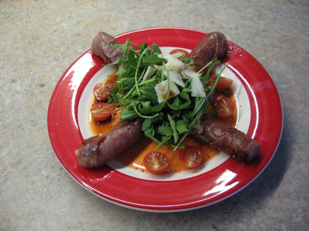 Yum yum, the finished meal